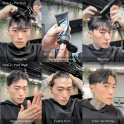 Blumaan Volume Cream 100ml - Adds Volume and Thickens Hair - Lightweight Formula - How To Use